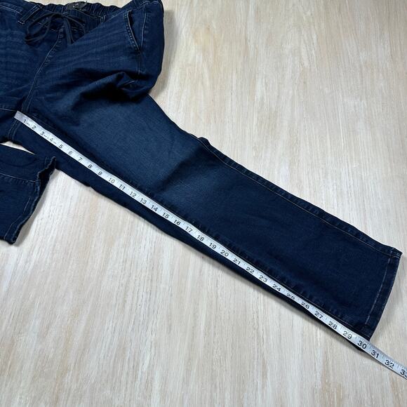 Torrid Weekend Boyfriend Straight Super Soft Stretch Blue Denim Jeans Casual 1R - Picture 7 of 14